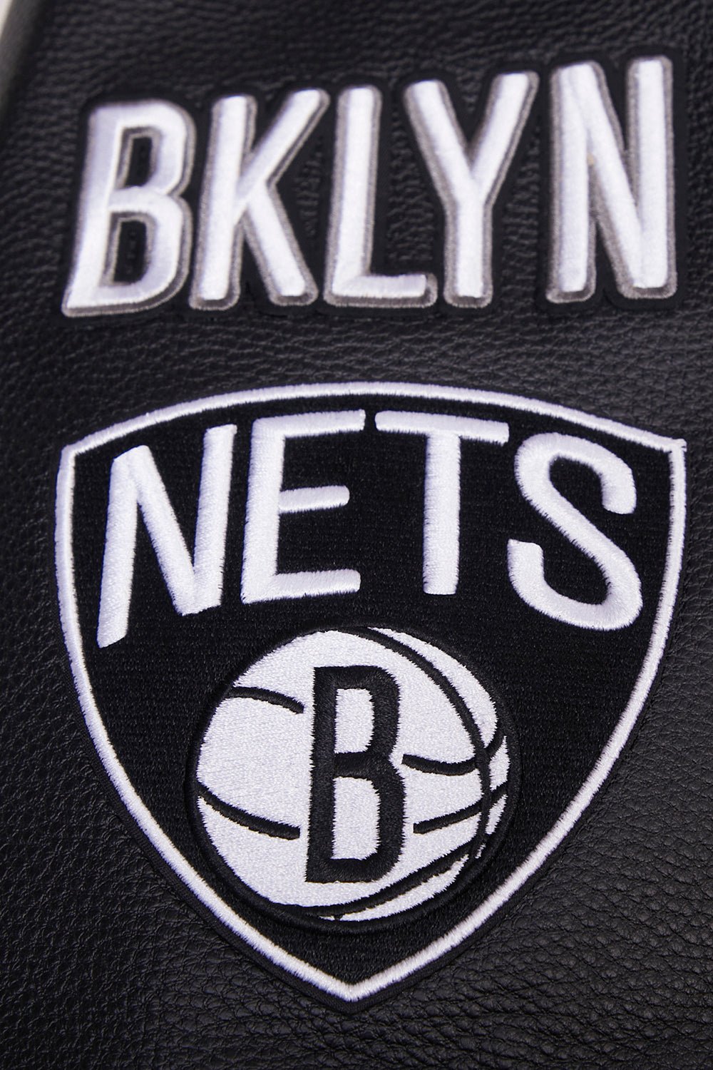 NBA BROOKLYN NETS RETRO CLASSIC RIB WOOL VARSITY JACKET - Rare Leather