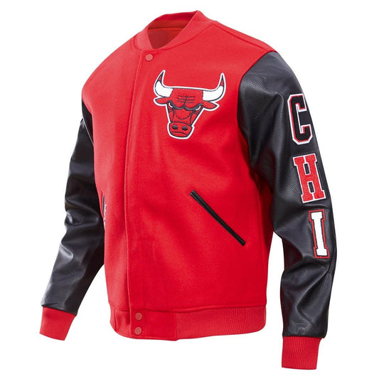 NBA CHICAGO BULLS CLASSIC WOOL VARSITY JACKET - Rare Leather