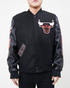 NBA CHICAGO BULLS CLASSIC WOOL VARSITY JACKET - Rare Leather