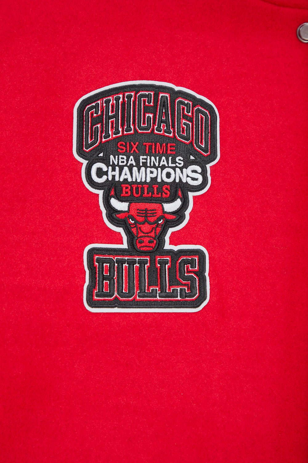 NBA CHICAGO BULLS CREST EMBLEM WOOL VARSITY JACKET - Rare Leather