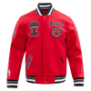 NBA CHICAGO BULLS CREST EMBLEM WOOL VARSITY JACKET - Rare Leather