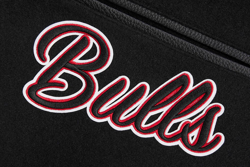 NBA CHICAGO BULLS MASHUP RIB WOOL VARSITY JACKET - Rare Leather