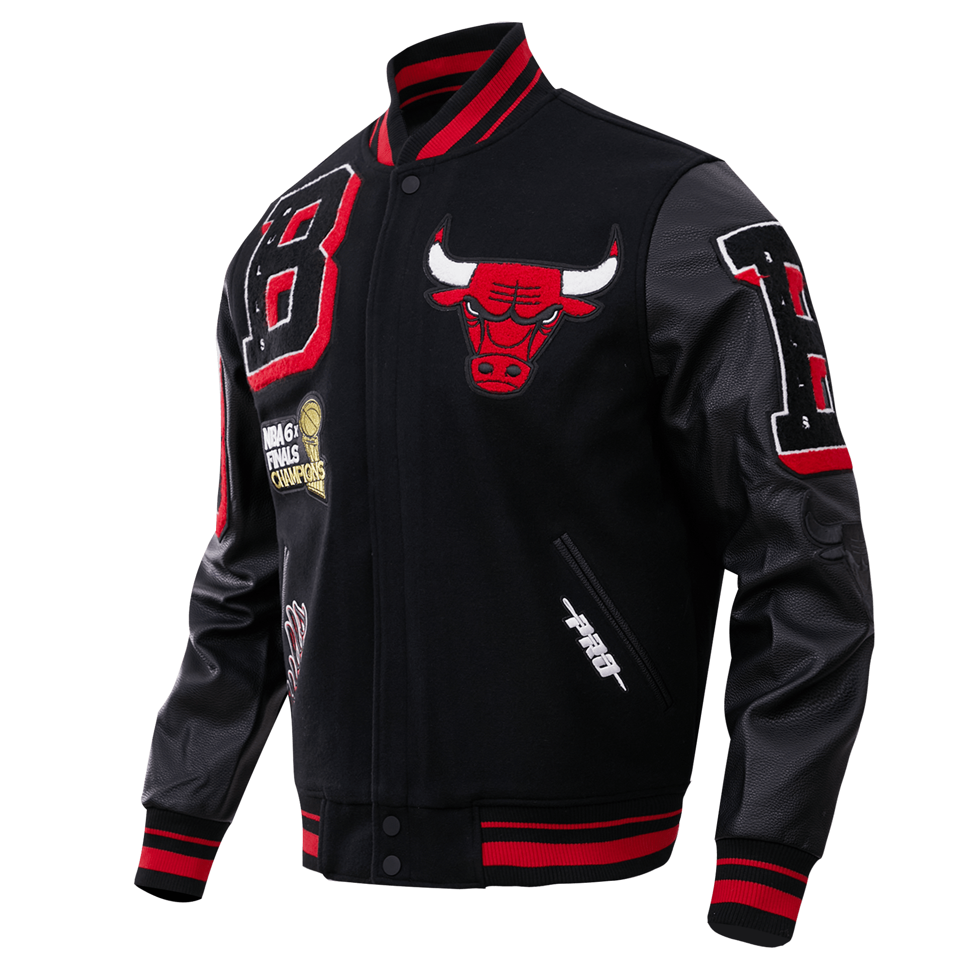 NBA CHICAGO BULLS MASHUP VARSITY JACKET - Rare Leather