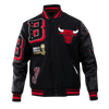 NBA CHICAGO BULLS MASHUP VARSITY JACKET - Rare Leather