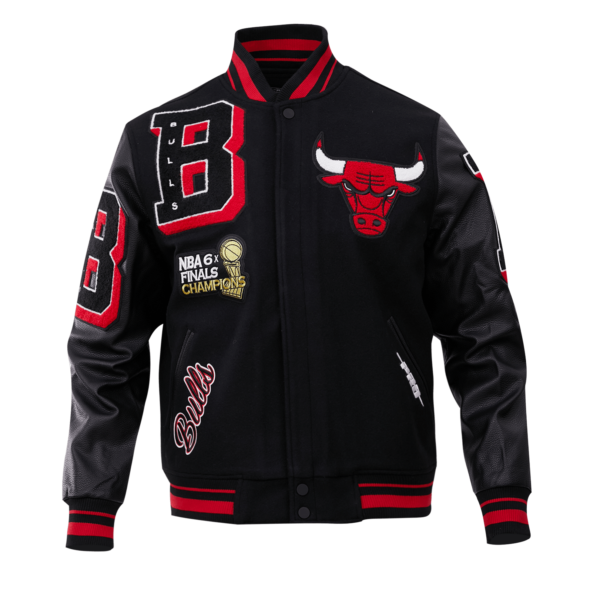 NBA CHICAGO BULLS MASHUP VARSITY JACKET - Rare Leather