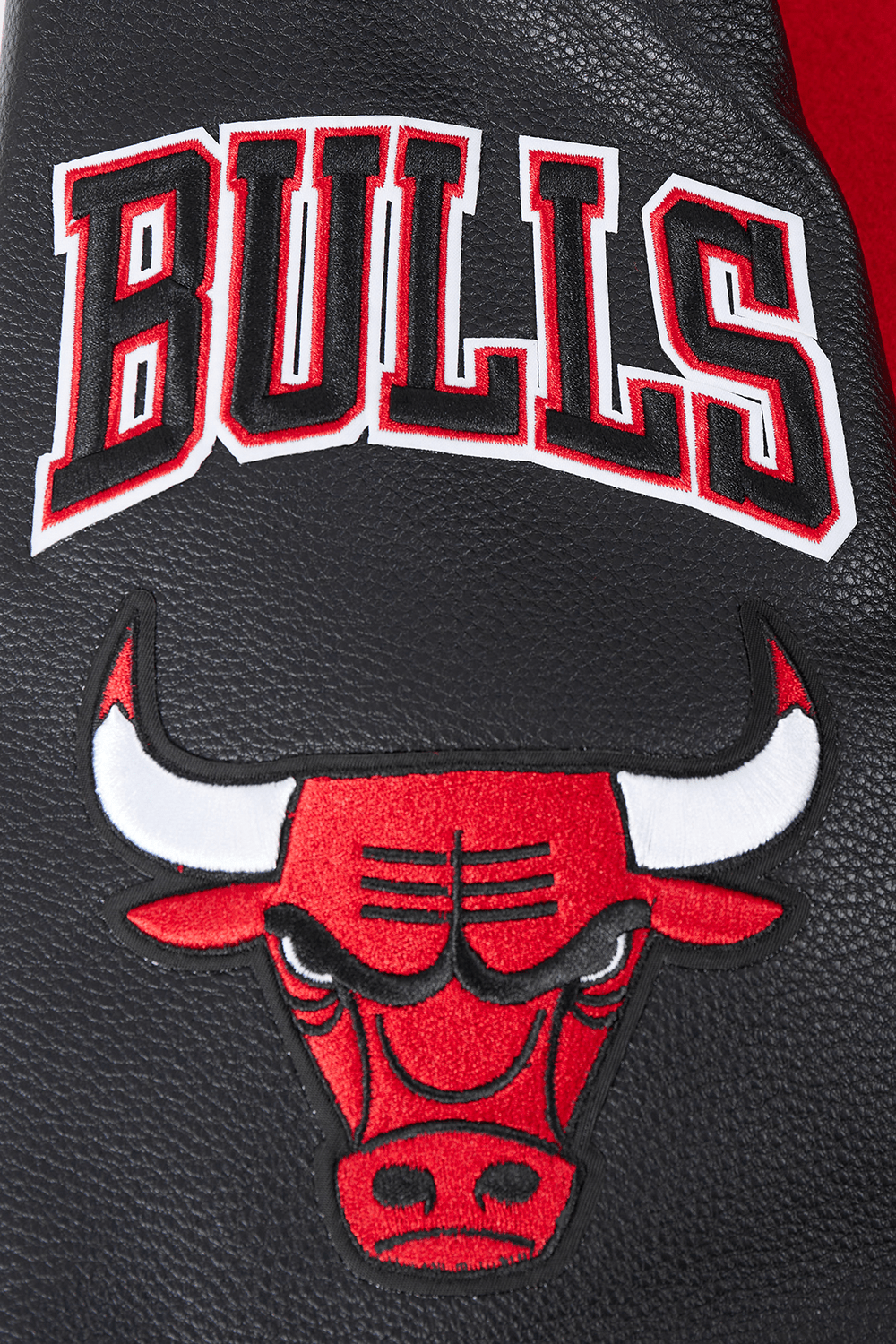 NBA CHICAGO BULLS OLD ENGLISH RIB WOOL VARSITY JACKET - Rare Leather
