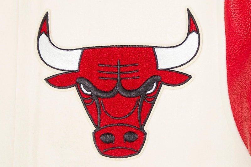 NBA CHICAGO BULLS RETRO CLASSIC RIB WOOL VARSITY JACKET - Vox Leather