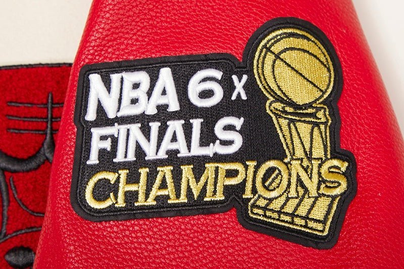 NBA CHICAGO BULLS RETRO CLASSIC RIB WOOL VARSITY JACKET - Vox Leather