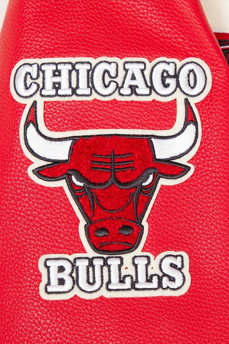 NBA CHICAGO BULLS RETRO CLASSIC RIB WOOL VARSITY JACKET - Vox Leather