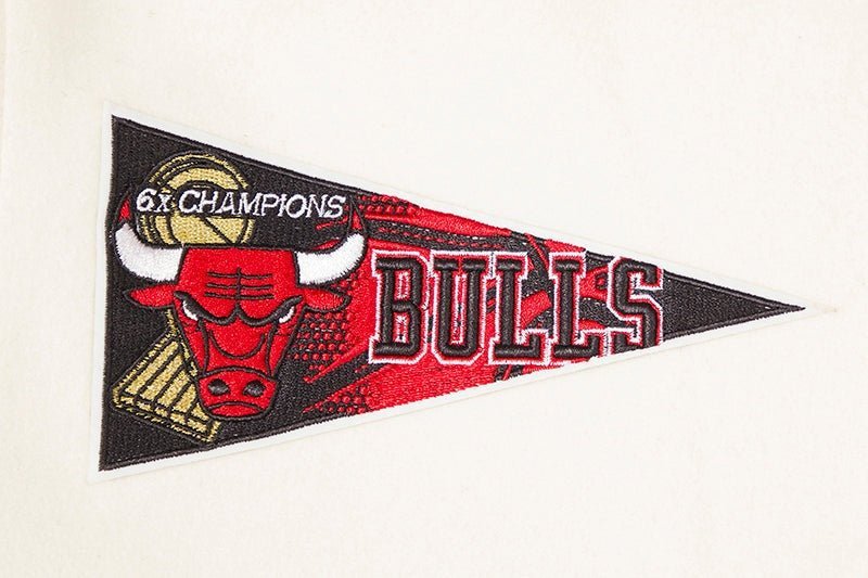 NBA CHICAGO BULLS RETRO CLASSIC RIB WOOL VARSITY JACKET - Vox Leather