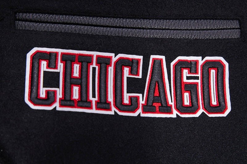 NBA CHICAGO BULLS RETRO CLASSIC WOOL VARSITY JACKET - Rare Leather