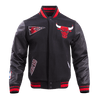 NBA CHICAGO BULLS RETRO CLASSIC WOOL VARSITY JACKET - Rare Leather