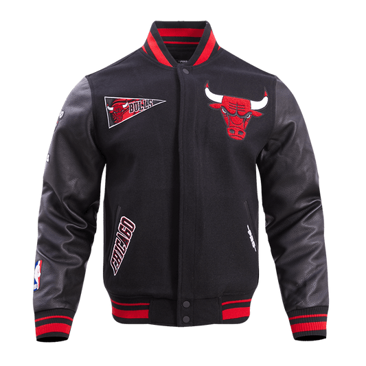 NBA CHICAGO BULLS RETRO CLASSIC WOOL VARSITY JACKET - Vox Leather