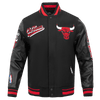 NBA CHICAGO BULLS SCRIPT TAIL WOOL VARSITY - Rare Leather
