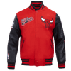 NBA CHICAGO BULLS SCRIPT TAIL WOOL VARSITY - Rare Leather
