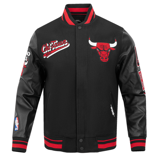NBA CHICAGO BULLS SCRIPT TAIL WOOL VARSITY - Vox Leather