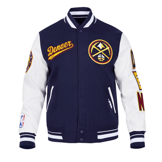 NBA DENVER NUGGETS SCRIPT TAIL WOOL VARSITY - Vox Leather