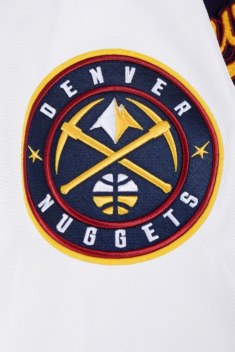 NBA DENVER NUGGETS SCRIPT TAIL WOOL VARSITY - Vox Leather