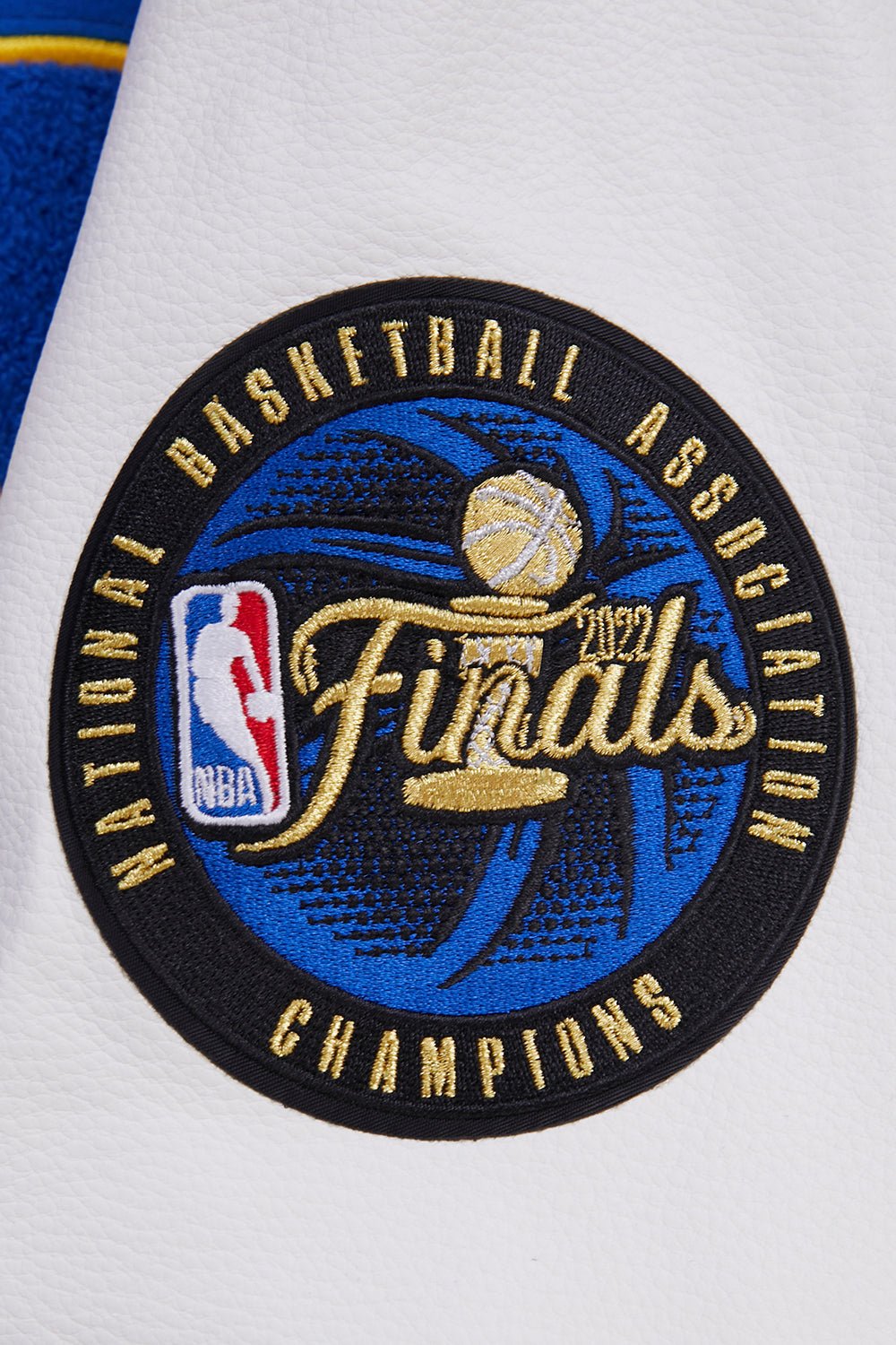 NBA GOLDEN STATE WARRIORS RETRO CLASSIC RIB WOOL VARSITY JACKET - Rare Leather