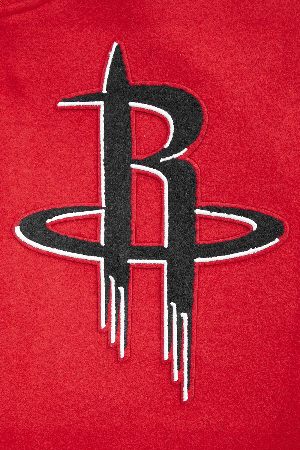 NBA HOUSTON ROCKETS MASHUP RIB WOOL VARSITY JACKET - Rare Leather