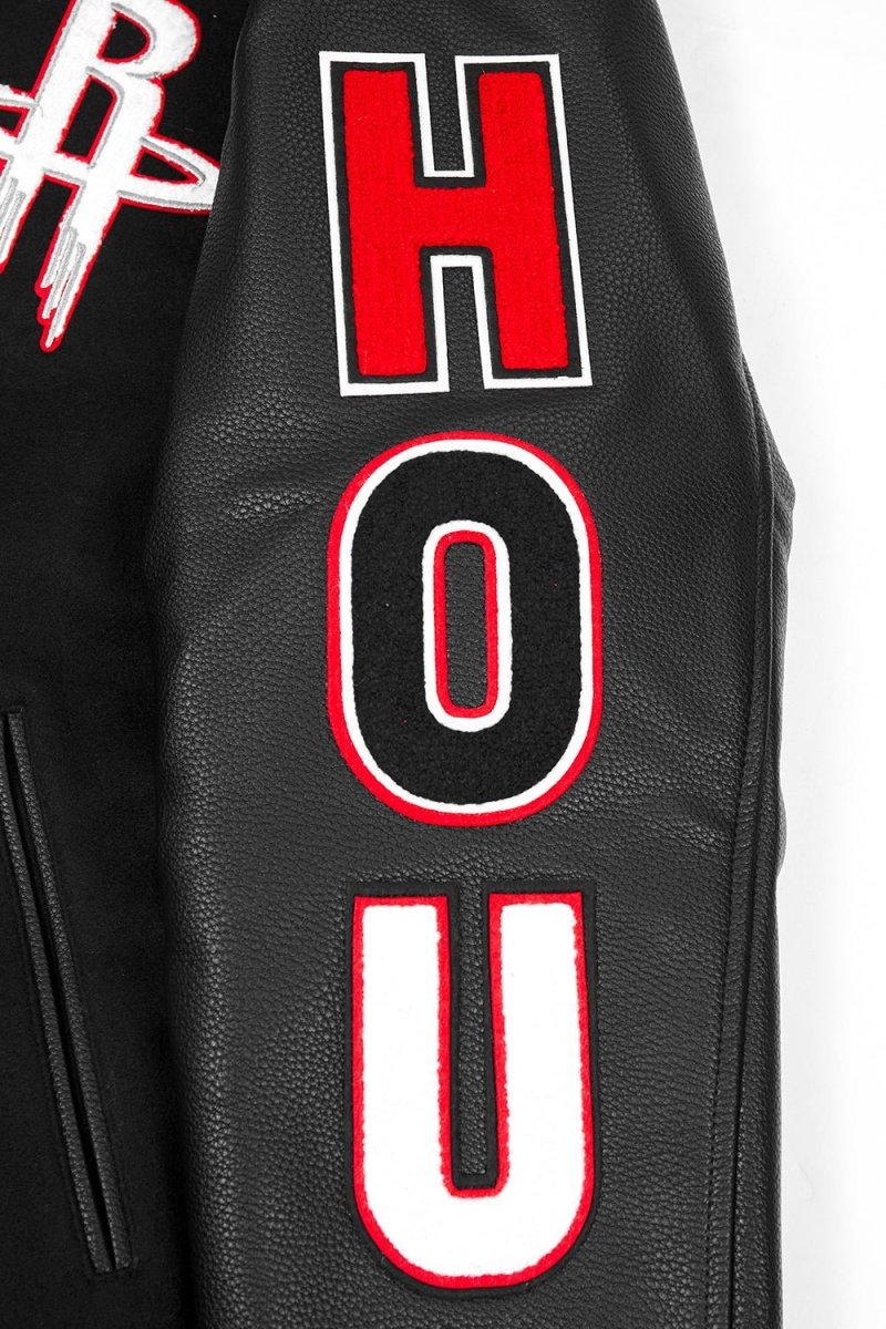 NBA HOUSTON ROCKETS SCRIPT TAIL WOOL VARSITY - Vox Leather