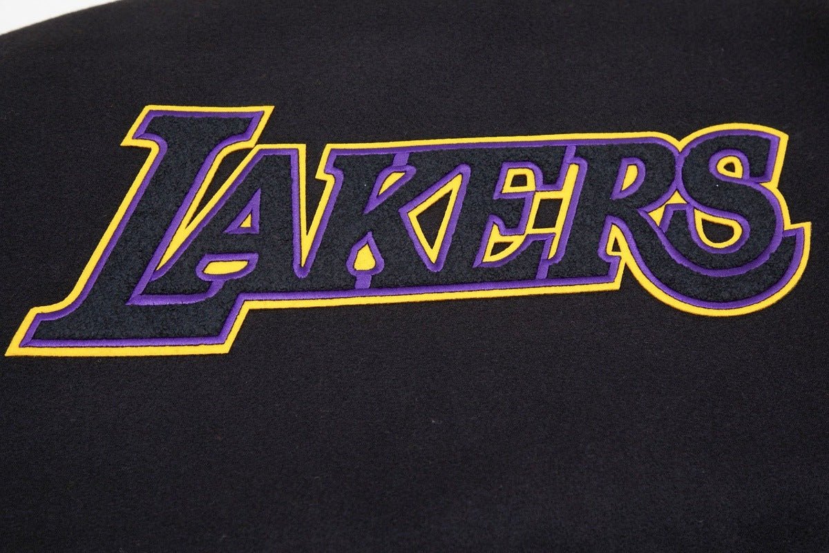 NBA LOS ANGELES LAKERS CLASSIC WOOL VARSITY JACKET - Rare Leather