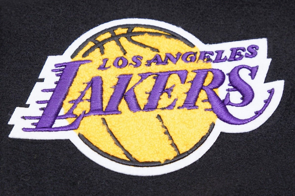 NBA LOS ANGELES LAKERS CLASSIC WOOL VARSITY JACKET - Rare Leather