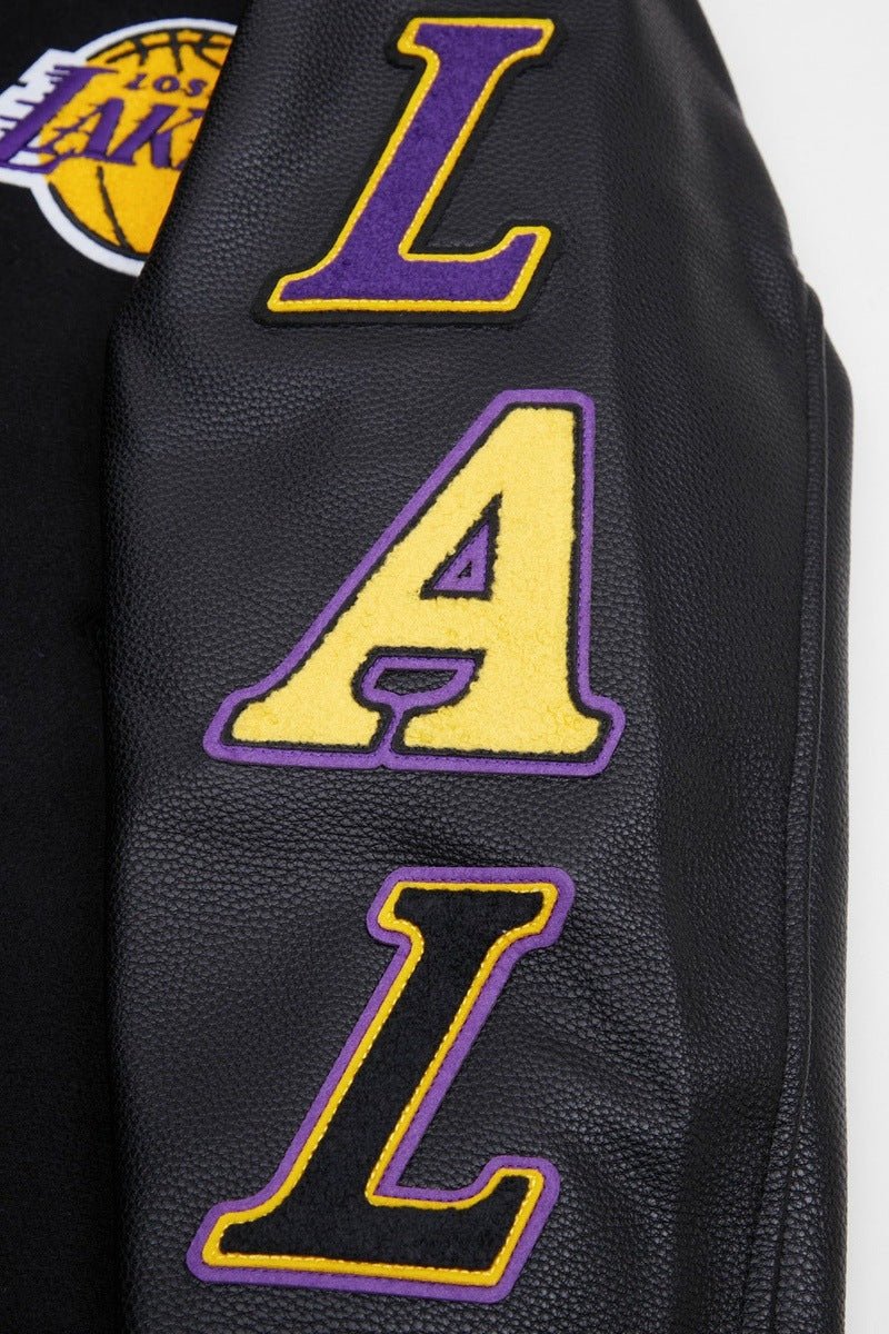 NBA LOS ANGELES LAKERS CLASSIC WOOL VARSITY JACKET - Rare Leather