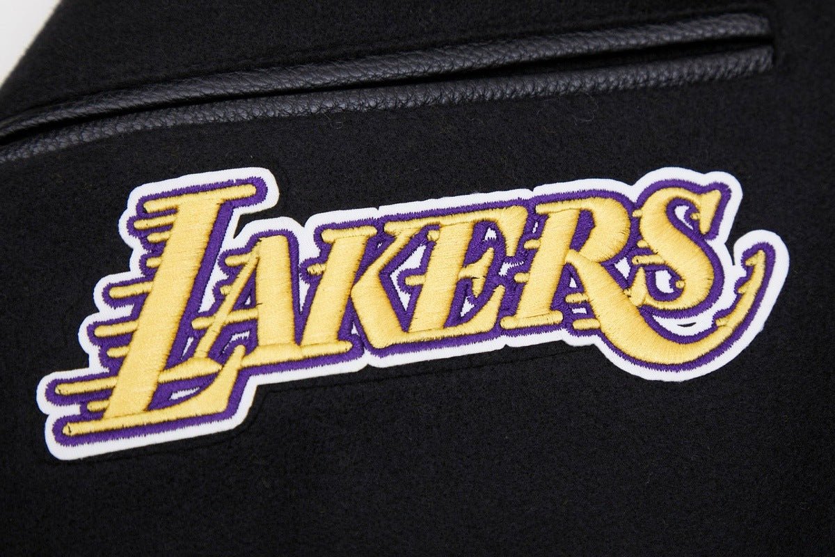 NBA LOS ANGELES LAKERS CLASSIC WOOL VARSITY JACKET - Rare Leather