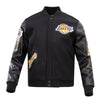 NBA LOS ANGELES LAKERS CLASSIC WOOL VARSITY JACKET - Rare Leather
