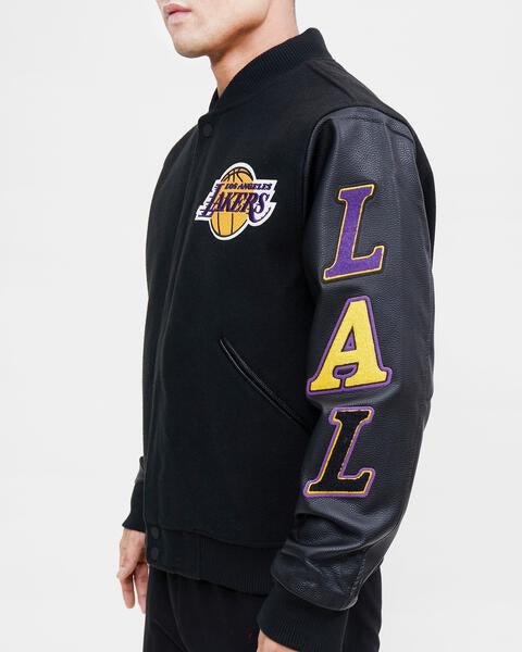 NBA LOS ANGELES LAKERS CLASSIC WOOL VARSITY JACKET - Rare Leather