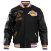 NBA LOS ANGELES LAKERS RETRO CLASSIC WOOL VARSITY JACKET - Rare Leather