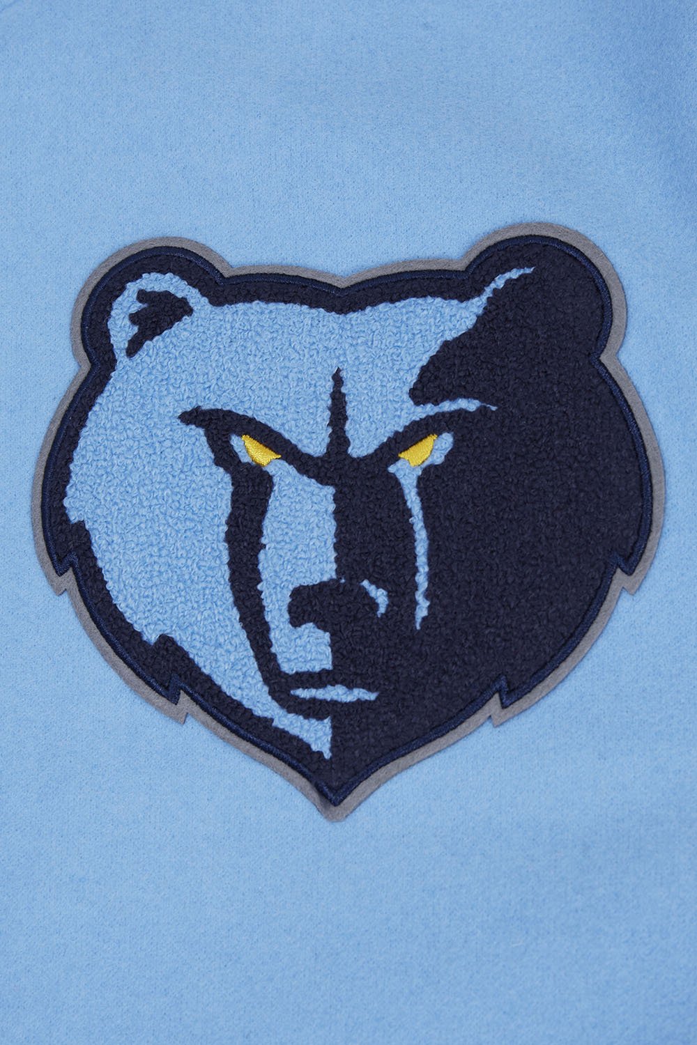 NBA MEMPHIS GRIZZLIES OLD ENGLISH RIB WOOL VARSITY JACKET - Rare Leather