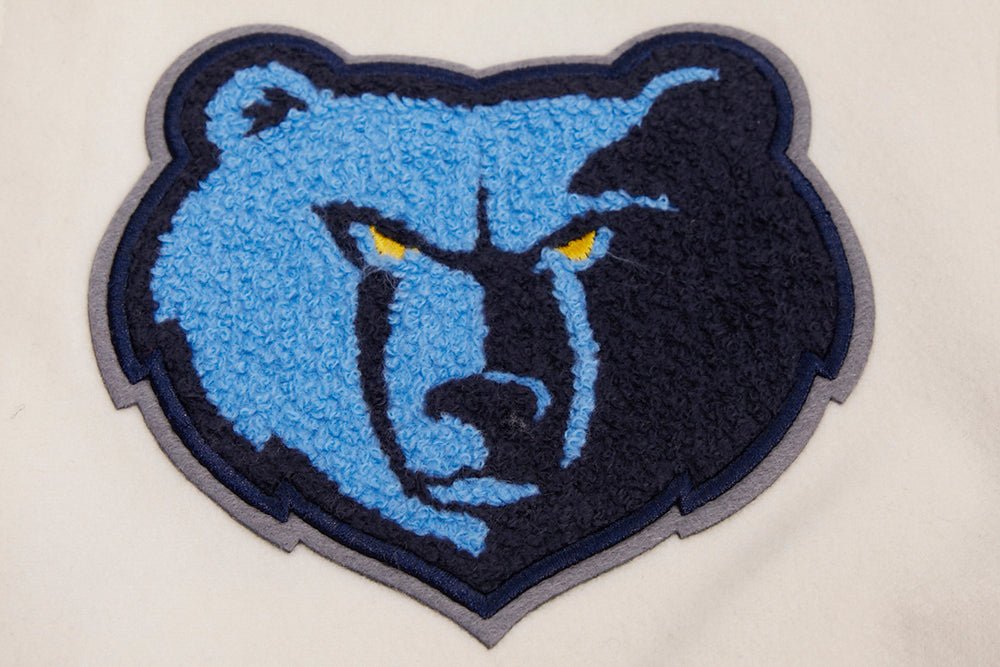 NBA MEMPHIS GRIZZLIES RETRO CLASSIC WOOL VARSITY JACKET - Rare Leather