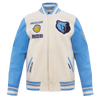 NBA MEMPHIS GRIZZLIES RETRO CLASSIC WOOL VARSITY JACKET - Rare Leather