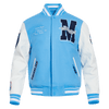 NBA MEMPHIS GRIZZLIES TEAM PENNANTS WOOL VARSITY JACKET - Rare Leather