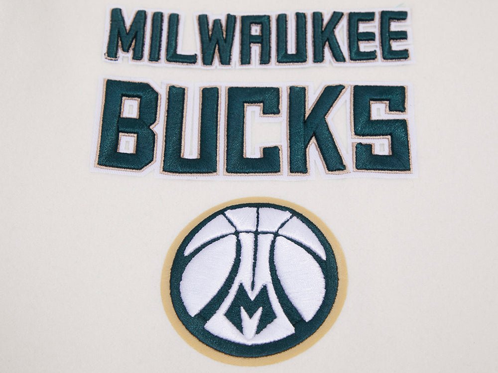 NBA MILWAUKEE BUCKS RETRO CLASSIC WOOL VARSITY JACKET - Rare Leather