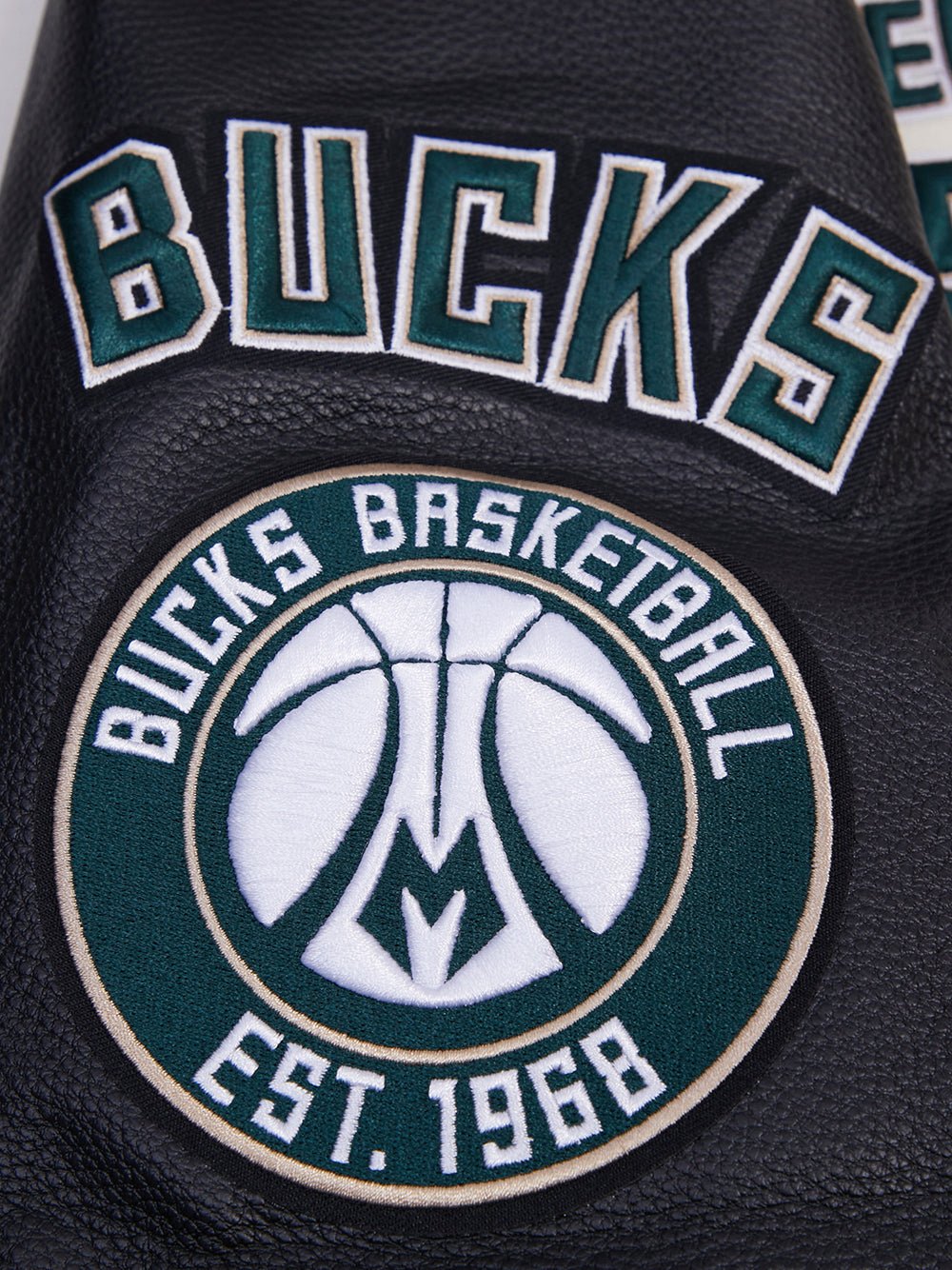 NBA MILWAUKEE BUCKS RETRO CLASSIC WOOL VARSITY JACKET - Rare Leather