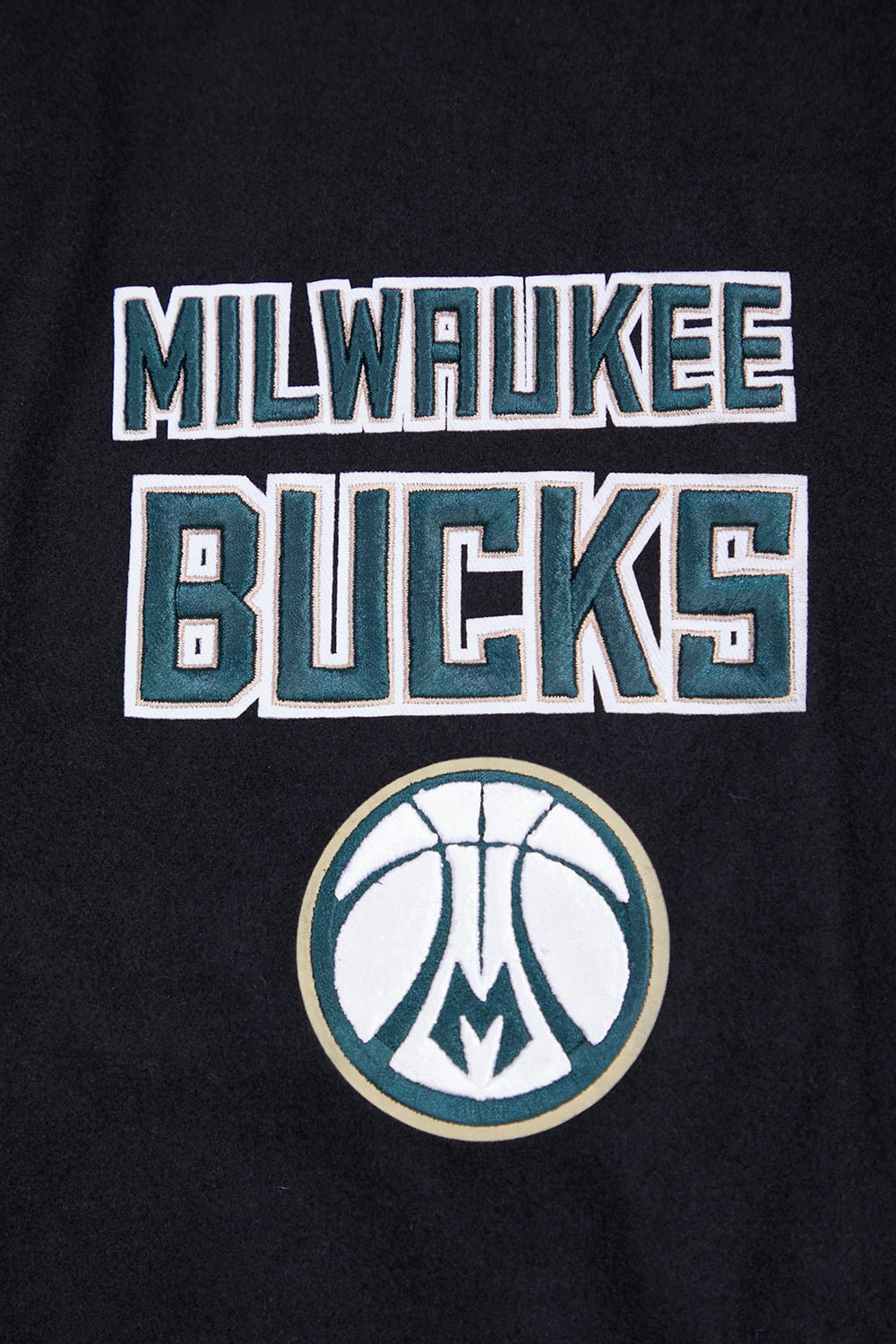 NBA MILWAUKEE BUCKS RETRO CLASSIC WOOL VARSITY JACKET - Rare Leather
