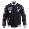 NBA MILWAUKEE BUCKS RETRO CLASSIC WOOL VARSITY JACKET - Rare Leather