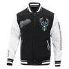 NBA MILWAUKEE BUCKS SCRIPT TAIL WOOL VARSITY - Rare Leather