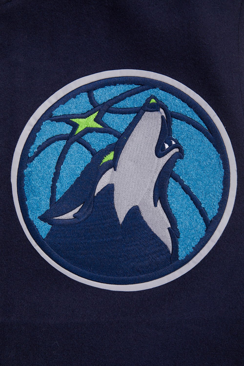 NBA MINNESOTA TIMBERWOLVES MASHUP RIB WOOL VARSITY JACKET - Rare Leather