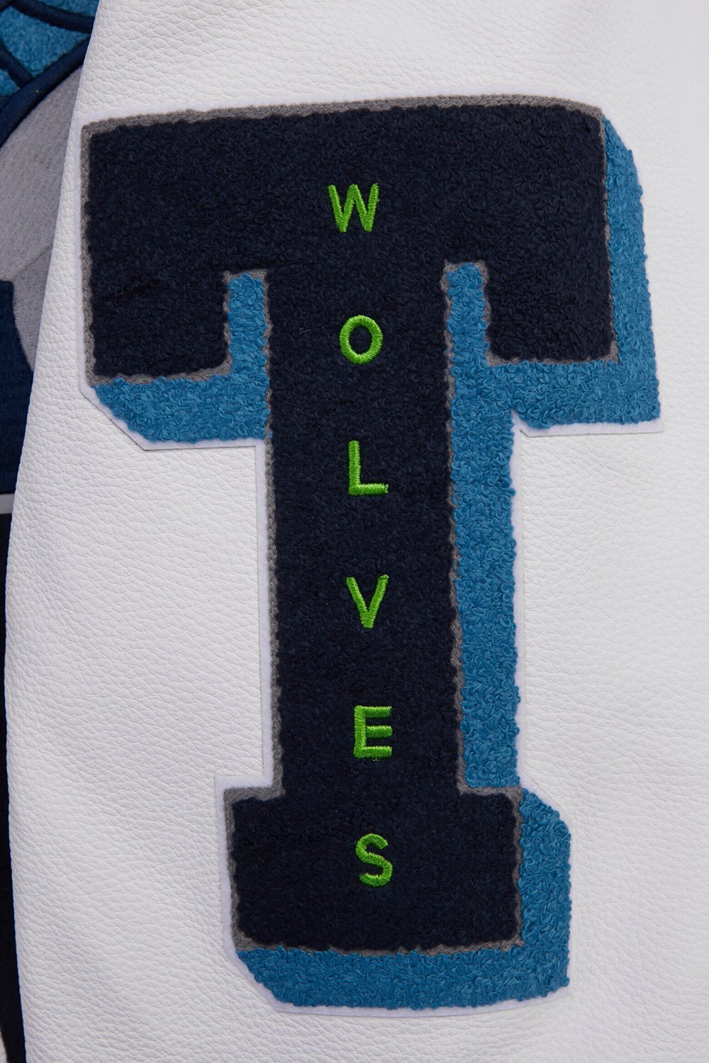 NBA MINNESOTA TIMBERWOLVES MASHUP RIB WOOL VARSITY JACKET - Rare Leather