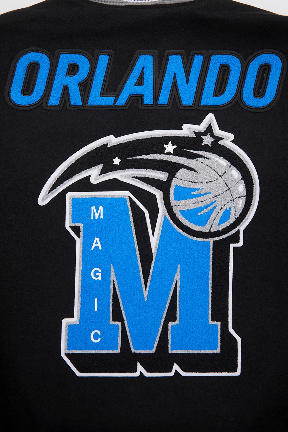 NBA ORLANDO MAGIC MASHUP RIB WOOL VARSITY JACKET - Rare Leather