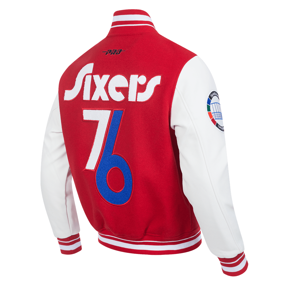 NBA PHILADELPHIA 76ERS CITY WOOL VARSITY JACK - Rare Leather
