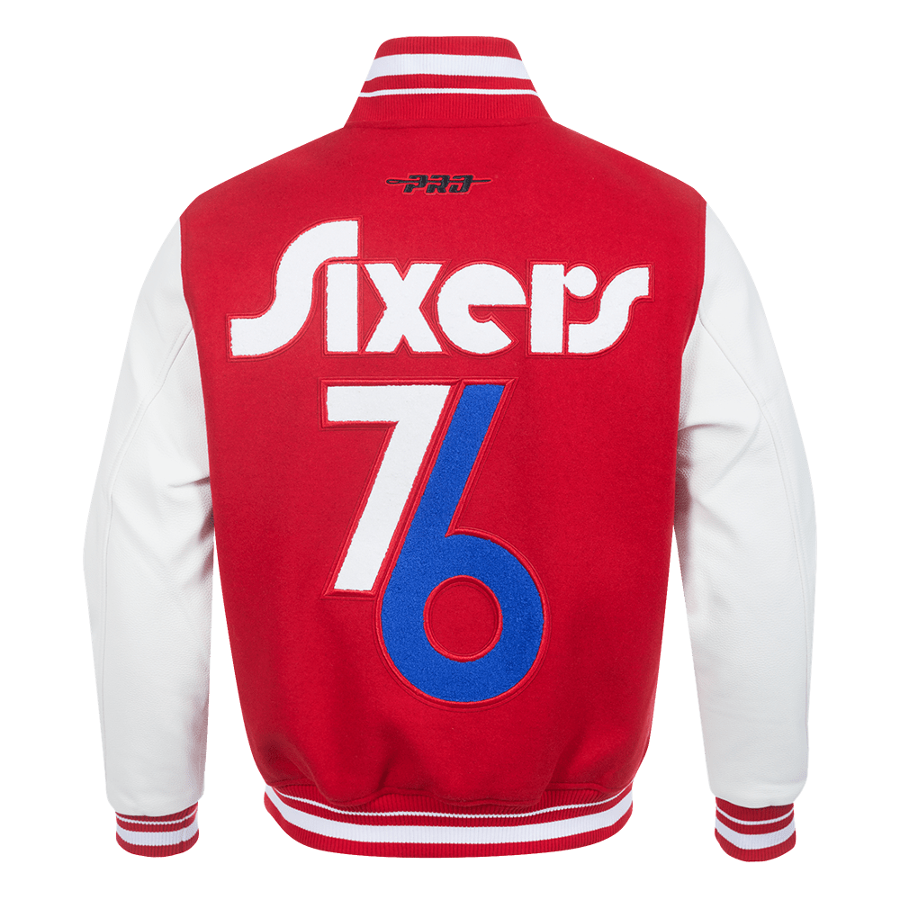 NBA PHILADELPHIA 76ERS CITY WOOL VARSITY JACK - Rare Leather