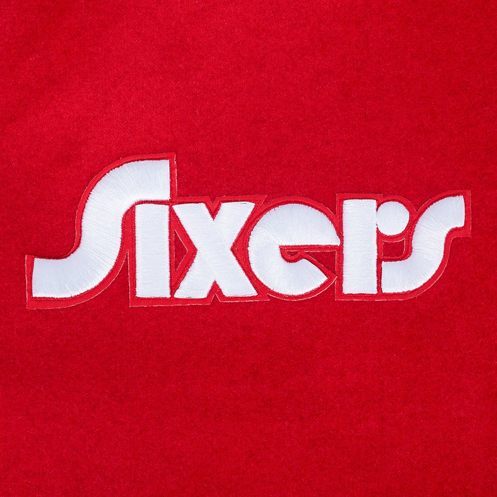 NBA PHILADELPHIA 76ERS CITY WOOL VARSITY JACK - Rare Leather