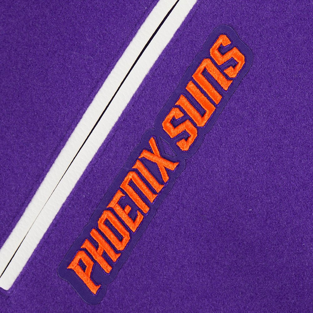 NBA PHOENIX SUNS CITY WOOL VARSITY JACKET - Rare Leather