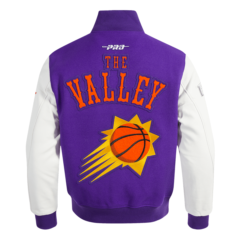 NBA PHOENIX SUNS CITY WOOL VARSITY JACKET - Rare Leather