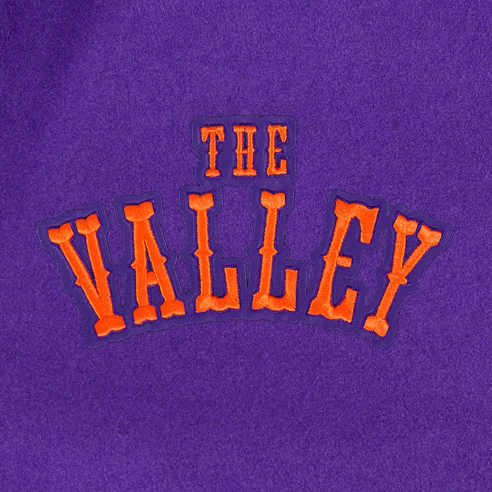 NBA PHOENIX SUNS CITY WOOL VARSITY JACKET - Rare Leather